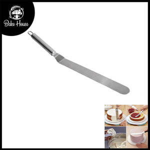 Espátula Angular de Acero Inoxidable de 9.8 Pulgadas para Repostería, Herramienta para Decorar Pasteles, Duradera y Reutilizable - Product Image 6