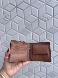 New Arrival Hand Tooled Leather <b>Wallet</b> Men's Long Zipper Multi Uses <b>Wallet</b> Hot Sale Fashion Brown Colour Cash <b>Card</b> <b>Holder</b> - Product Image 4