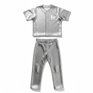<b>Custom</b> Baseball <b>Uniform</b> Sublimation Print Full Button Jersey High Quality Breathable Material Professional Team Sports Gear - Product Image 1