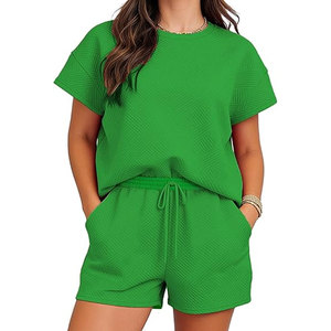 Conjunto Deportivo de 2 Piezas para Mujer, 100% Algodón, Impermeable, Transpirable, Informal, para Correr, Viajar, Ropa a Juego - Product Image 5