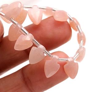 Perles de pierre de lune facettées en éclats, pierres semi-précieuses en vrac, fil de pierres - Product Image 2