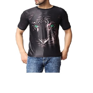 Men Sublimated Printed T-<b>Shirts</b> Made of <b>100</b>% <b>Polyester</b> Durable & Comfortable Quick Dry Breathable O-Neck Short Sleeve - Product Image 1