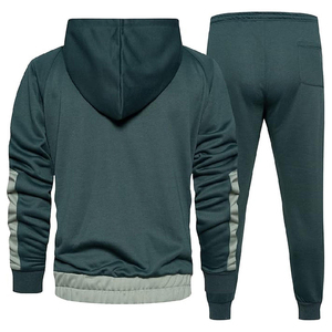 Conjunto Deportivo Personalizado para Hombre en Poliéster, Corte Regular, Chaqueta con Capucha y Cremallera Completa, Pantalones Jogger, Ropa Deportiva Transpirable para Gimnasio y Entrenamiento - Product Image 2