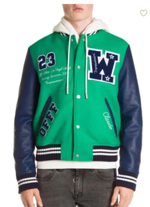 New Arrival Custom-Fit Men's Baseball <b>Jacket</b> College Letterman Varsity Hoodie Satin Print <b>Reversible</b> Fleece Zipper Winter - Product Image 6
