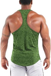 Débardeur de musculation personnalisé pour homme, coupe ajustée, sans manches, respirant, séchage rapide, pour la gym, l'entraînement et le sport - Product Image 2