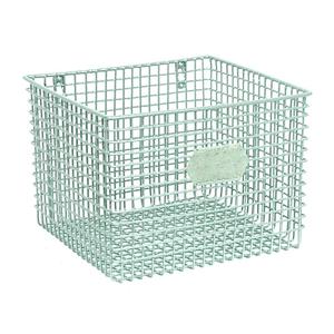 Elegante cesta metálica para colgar en la pared que realza las paredes interiores y a la vez ofrece un almacenamiento práctico para los artículos domésticos de uso diario. - Product Image 3