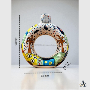 แจกันเซรามิกเคลือบเงาสีขาว AG Elements ทนทานต่อการขีดข่วน ผลิตด้วยมือ เป็นมิตรกับสิ่งแวดล้อม น้ำหนักเบา กันน้ำ ทันสมัย คุณภาพสูง - Product Image 2