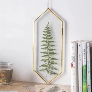 Decorative Wall <b>Picture</b> <b>Frame</b> Glass Metal Photo Display Home Decor - Product Image 3