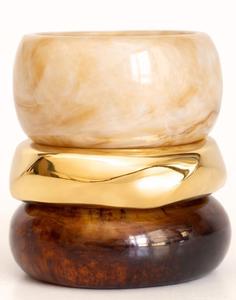 Trendy Designer Resin Bangles for Women Waterproof Smooth Surface Stylish Jewelry with Custom Colors for Festival Evening Wear - Product Image 4