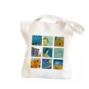 Gran oferta, bolsa de lona ecológica con estampado personalizado, bolsa de compras orgánica reutilizable con logotipo para promociones de moda India - Product Image 5