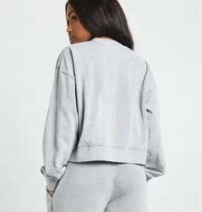 Ensemble de survêtement zippé pour femme : veste à col et pantalon assorti – Tenue de sport décontractée – Fournisseur en gros de survêtements sous marque privée - Product Image 4