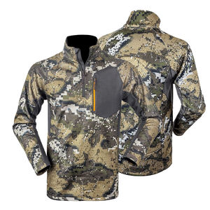 Manches de sous-vêtement pour homme en toile de chasse imprimée camouflage personnalisée, respirantes, imperméables, anti-UV, 100 % polyester, pour l'été - Product Image 1
