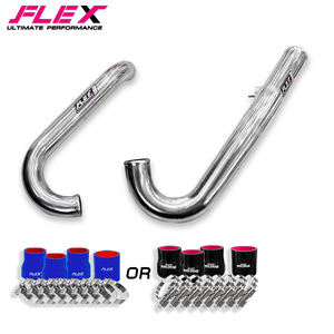 Kit de Intercooler con Tuberías de Aluminio FLEX para TOYOTA REVO / FORTUNER / INNOVA 2015-2019 1GD 2GD, Tamaño de Tubería 2.5 Pulgadas, Color Aluminio - Product Image 1