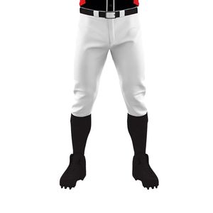 Ensemble de maillot de baseball pour homme rouge et noir, haut à manches courtes avec pantalon de baseball blanc, uniforme d'équipe sportive, tenue de jeu athlétique - Product Image 4