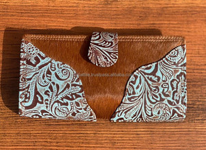 กระเป๋าหนังวัวขนสัตว์ขนาดเล็กมีสไตล์สำหรับผู้หญิงกระเป๋าใส่บัตรมีซิปกระเป๋าสตางค์หนังพิมพ์ลายนูนกระเป๋าคลัทช์โทรศัพท์ดีไซน์เนอร์ - Product Image 3