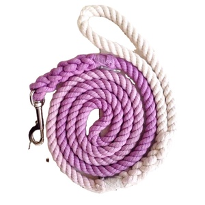 Correa para Perro de Algodón Lavanda de Primera Calidad, Correa para Perro de Cuerda Morada - Product Image 1