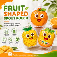 Hoge barrière spuitzak voor voedselconcentraat, staande vloeibare zak, gelamineerde navulverpakking voor fruitpulp puree