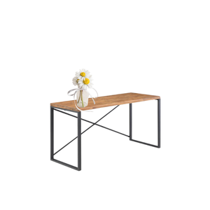 Bureau d'ordinateur portable en bois d'acacia à bord naturel, style moderne TRIO, mobilier d'extérieur facile à assembler, prix abordable - Product Image 4