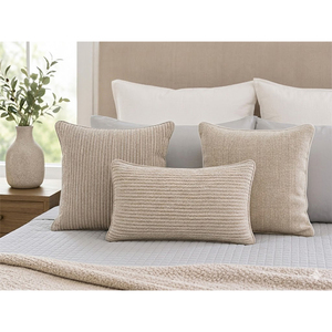 Premium Silk Yarn Dyed <b>Cushion</b> <b>Cover</b> | Elegant Woven Plaid Throw Pillow <b>Cover</b> for Living Room & Bedroom - Product Image 6
