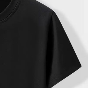 T-shirt oversize pour femme de haute qualité, noir, en coton, col rond, imprimé, coupe ample, streetwear, tee-shirt graphique tendance - Product Image 5