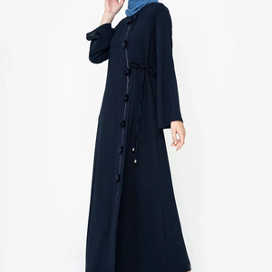 Abaya noire vintage islamique pour la prière, le Hajj et l'Omra, Kaftan Abayas Hijab respirant pour filles - Product Image 5