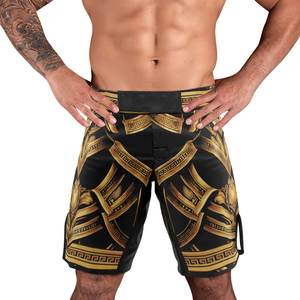 New Design Custom MMA/BJJ Training <b>Shorts</b> Breathable 100% Polyester Microstretch Fabric OEM Service <b>Grappling</b> <b>Short</b> - Product Image 4