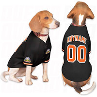 OEM Polyester Özel Tasarım Takım Logolu Evcil Hayvan Futbol Forması Kedi Köpek Spor Yeleği Baskılı Evcil Hayvan Futbol Tişörtü Nefes Alabilen Köpek Tişörtleri