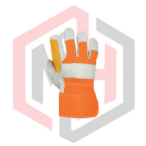 Gants de travail en cuir renforcé, antistatiques, sans silicone, flexibles, respirants, durables, confortables, anti-coupure, pour la lutte contre les incendies - Product Image 3