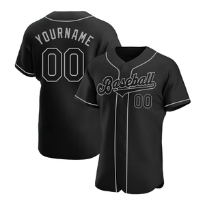 Camiseta de Béisbol con Botones, MOQ Bajo, Control de Humedad, Ropa Deportiva para Equipos de Béisbol, de Fábrica - Product Image 4