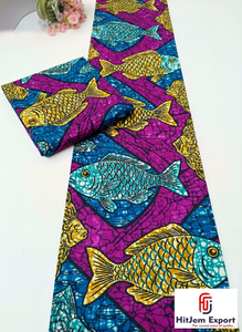 Tissu Ankara en Coton Pur Imprimé Wax Africain de Qualité Supérieure pour Robes et Vêtements Traditionnels – Fournisseur Mondial Botswana - Product Image 5