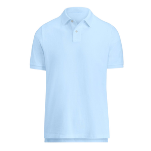 Camiseta Polo de Manga Corta para Hombre, Color Marrón Sólido, Tejido Suave y Transpirable, Estilo Casual Elegante, Prenda Esencial de Moda para Negocios, Venta al Por Mayor - Product Image 2