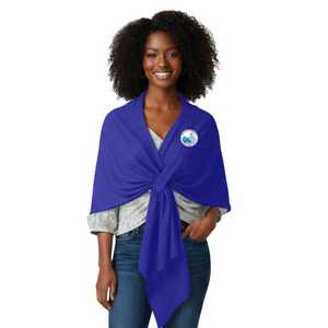 Jack <b>and</b> Jill Adult Blue <b>Shawl</b> <b>Wrap</b> Soft Lightweight Elegant Fashion Scarf Casual Party Wear Comfortable Stylish Women Acces - Product Image 5
