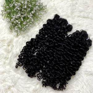 Extensiones de cabello humano virgen para mujeres, fáciles de usar en cualquier ocasión. Compre directamente de proveedor indio a precio de fábrica. - Product Image 4
