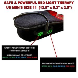 2025 LED Infrared Red Light Therapy Home Slippers Neuropathy Joint Pain Relief Comfortable Foot Relief SlipperslE - Product Image 5