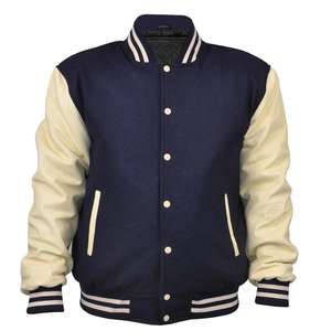 Chaqueta de Béisbol con Logotipo Personalizado de Alta Calidad para Hombre, Diseño Universitario Profesional con Opciones de Tallas Grandes a la Moda - Product Image 1
