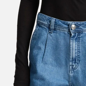 Shorts en jean pour femme, coupe moderne, confortables, pour l'été et les loisirs en extérieur, avec logo, collection 2026 - Product Image 6