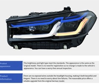 Pour la modification des phares laser LED haut de gamme à lentille bleue du modèle G38 Thunderbolt M5.