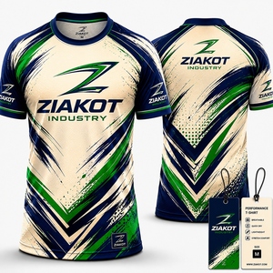 เสื้อยืด ZIAKOT รุ่นใหม่ ดีไซน์พิเศษสำหรับผู้ชาย สีเขียวมะกอก-ดำ-ทองโบราณ รุ่น Performance Salute To Service - Product Image 6