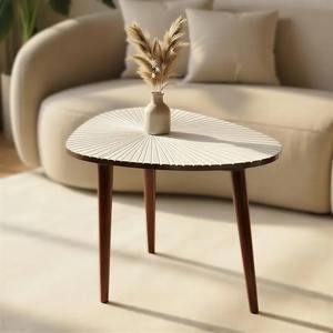 Juego de Mesas de Centro Modernas y Lujosas para Sala de Estar, Mesas Apilables de Madera, Muebles Contemporáneos para el Hogar y Hoteles - Product Image 2