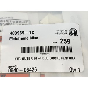 ชุดอุปกรณ์ AMAT 0240-06426, ประตูบานพับคู่ด้านนอก, CENTURA - อุปกรณ์และอะไหล่เซมิคอนดักเตอร์ระดับโลกที่เชื่อถือได้ - Product Image 1