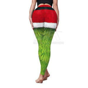 Warm <b>Women</b> <b>Christmas</b> <b>Legging</b> With Soft Inner Feel And Stretchable Material <b>For</b> Cold Weather Activities <b>Christmas</b> <b>Legging</b> - Product Image 3