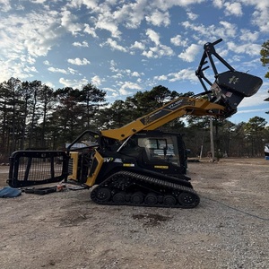 Hydraulic ASV Skid Steer Loader <b>Mulcher</b> High Load Moment Diesel Powered Engine Motor Pump 15.7-37kW Power Crawler Drive - Product Image 6