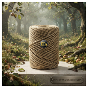 Meilleure qualité 51LBS 2 plis 100% fil de jute matière première texturée écologique pour coudre le tricot, le tissage et le tricot à la main - Product Image 1