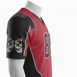 Camiseta de Fútbol Americano de Manga Corta de Secado Rápido y Calidad Premium con Logotipo Personalizado, Impresión por Sublimación, Tela Transpirable - Product Image 2