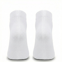 Chaussettes habillées pour hommes de qualité supérieure, confortables, respirantes, absorbant la transpiration, en Spandex/Polyester/Coton, unies, pour usage quotidien, idéales pour le printemps