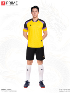 Camiseta de Fútbol PRIME de Just Play, Cuello en V, Elástica en 4 Direcciones, Transpirable, Absorbe la Humedad, Secado Rápido, Diseño J-JACQ con Bloques de Color - Product Image 5