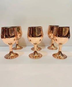 Vaso de Agua de Cobre Estilo Heritage, Diseño Legacy, Acabado Liso, Vaso de Agua de Cobre al por Mayor - Product Image 1