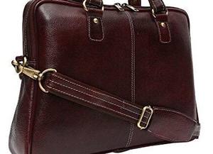 Sac messager pour ordinateur portable en cuir véritable léger et imperméable de haute qualité fabriqué en Inde, 15,6 pouces, unisexe, pour le bureau - Product Image 5