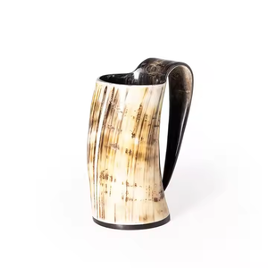 Auténtico Jarro Vikingo de Cuerno de Búfalo, Ideal para Beber, 100% Seguro para Alimentos, Disponible a Bajo Precio - Product Image 3