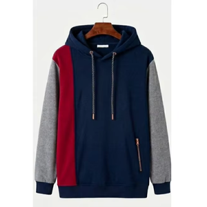 Sweat à capuche en polaire épais pour l'hiver, unisexe, surdimensionné, broderie et impression personnalisées - Product Image 1